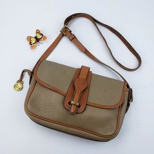 Vintage All Weather Leather Small Equestrian Bag